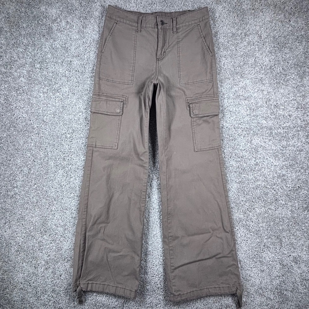 wild fable Olive-Brown Wide Leg Cargo Pants